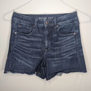 American Eagle Super High Rise Jean Shorts